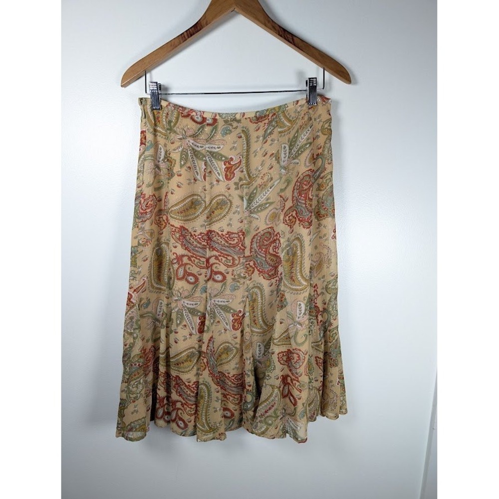 Vintage Y2K 90s Handkerchief‎ Skirt Size 4 Fairy Goblincore Forest Fairy Grunge